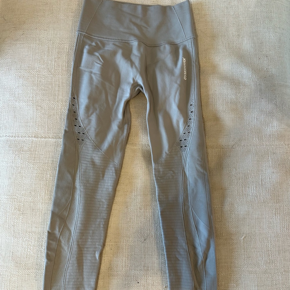 Gymshark light grey energy leggings